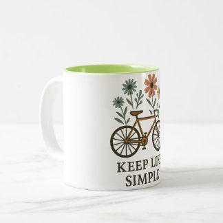Tasse 2 Couleurs Minimal Nature Quote Design