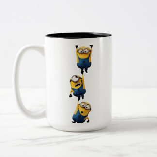 Tasse 2 Couleurs Minions Pendus