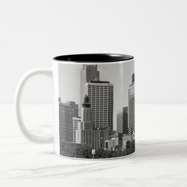 Tasse 2 Couleurs Minneapolis Skyline En Plein Jour (Gauche)