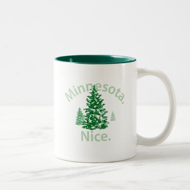 Tasse 2 Couleurs Minnesota Nice. Point ! (Droit)