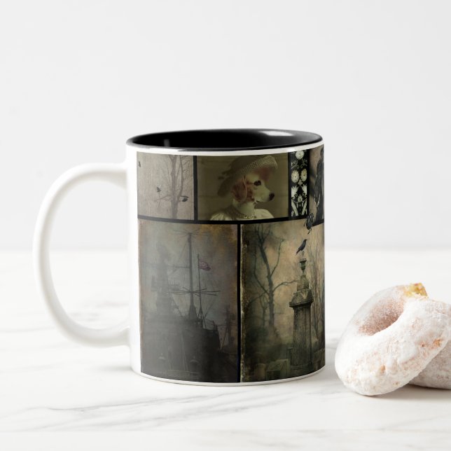 Tasse 2 Couleurs Mirage vintage (Avec donut)