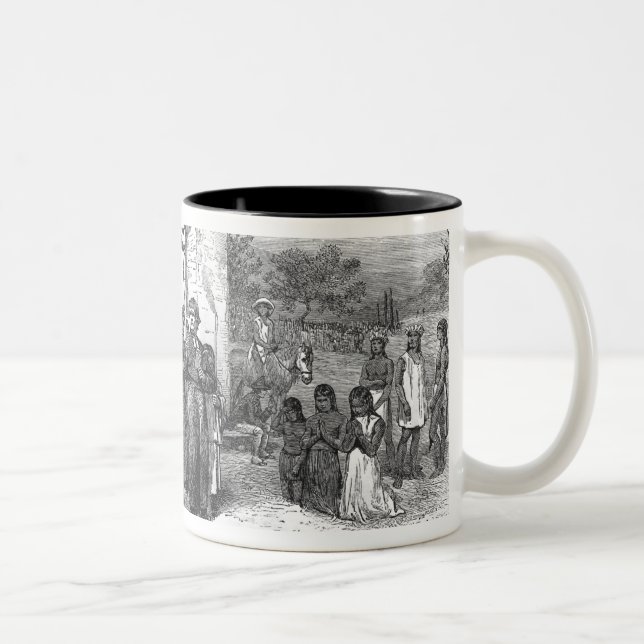 Tasse 2 Couleurs Mission espagnole d'Alamo (Droit)