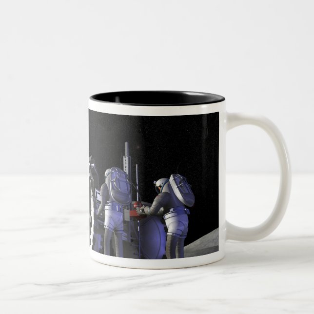 Tasse 2 Couleurs Missions d'exploration spatiale futures 9 (Droit)