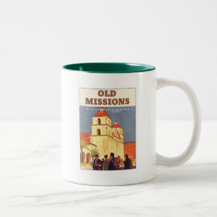 Tasse 2 Couleurs Missions vintages Santa Barbara