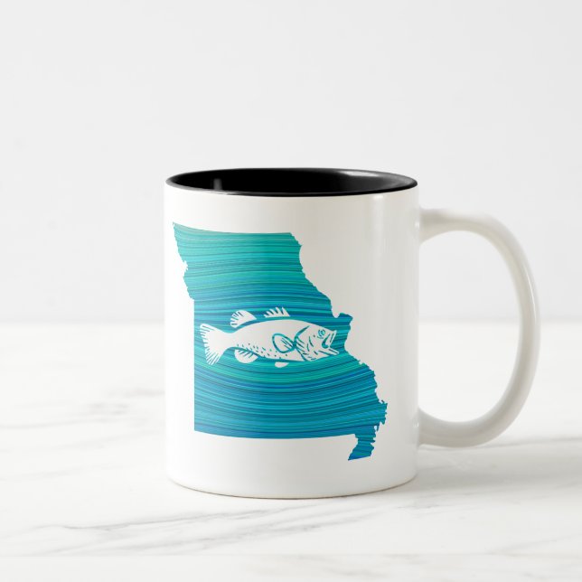 Tasse 2 Couleurs Missouri Wave Fishing (Droit)