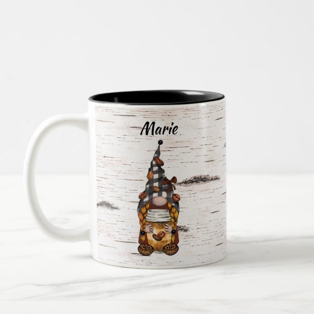 Tasse 2 Couleurs Mme Coffee Gnome (Gauche)
