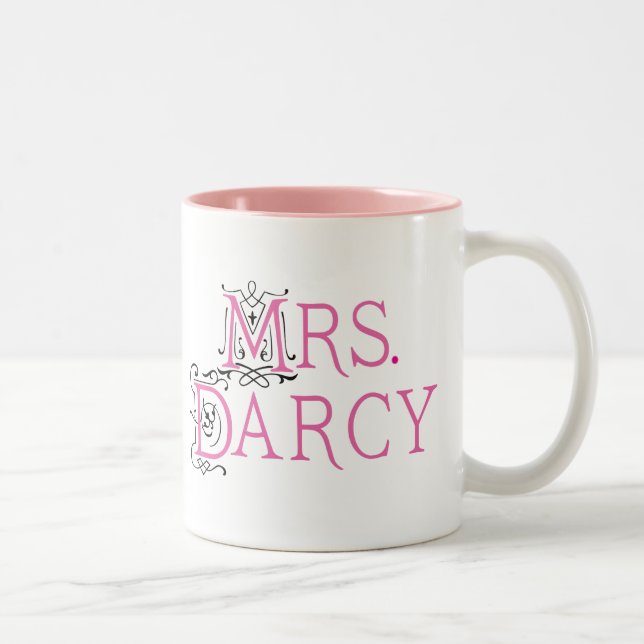 Tasse 2 Couleurs Mme Darcy Gift de Jane Austen (Droit)