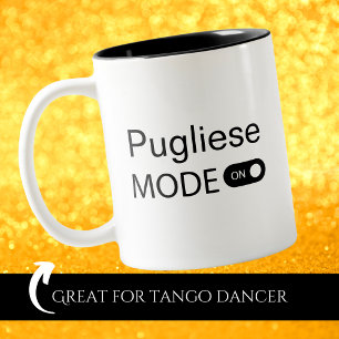 Tasse 2 Couleurs Mode Pugliese sur Tanguero Tango Dancer drôle