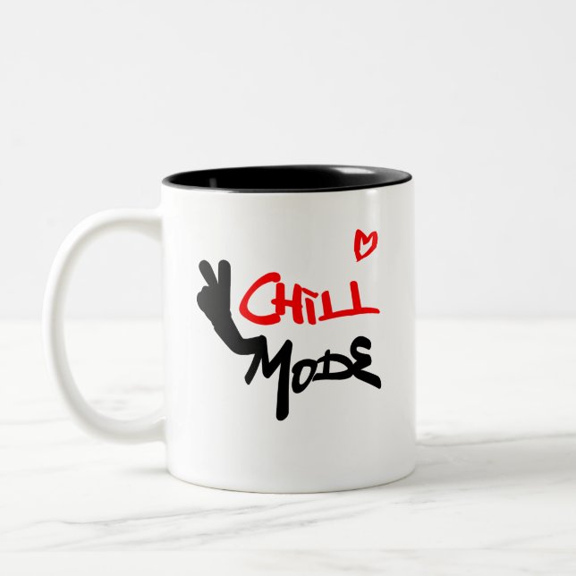 Tasse 2 Couleurs Mode refroidissement activé (Gauche)