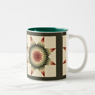 Tasse 2 Couleurs Modèle de courtepointe Lone Star d'automne