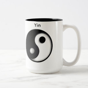 Tasse 2 Couleurs modèle de Yin-Yang