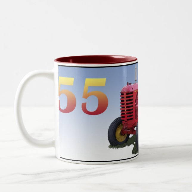 TASSE 2 COULEURS MODÈLE MASSEY HARRIS 55 (Gauche)