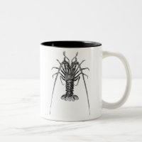 Modèle personnalisé vintage de langouste