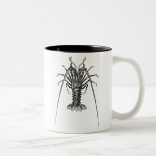 Tasse 2 Couleurs Modèle personnalisé vintage de langouste