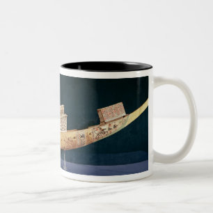 Tasse 2 Couleurs Modèle réduit d'un bateau de la tombe