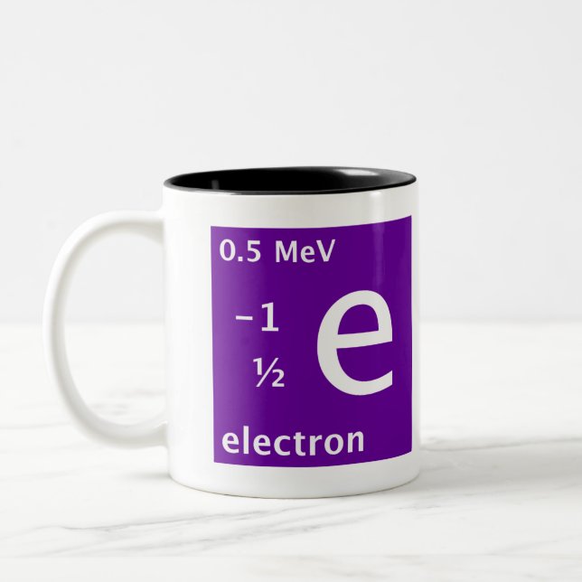 Tasse 2 Couleurs Modèle standard (électron) (Gauche)