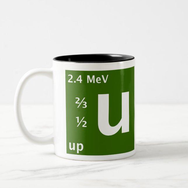 Tasse 2 Couleurs Modèle standard (vers le haut du quark) (Gauche)