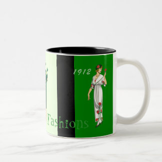 Tasse 2 Couleurs Modes dans vert et le blanc
