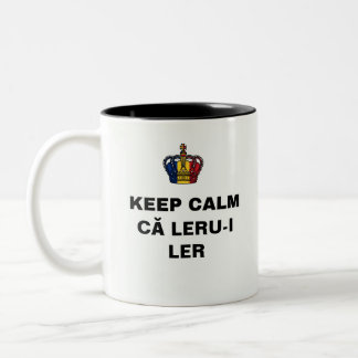 Tasse 2 Couleurs modifiable KEEP CALM ca LERU-I LER