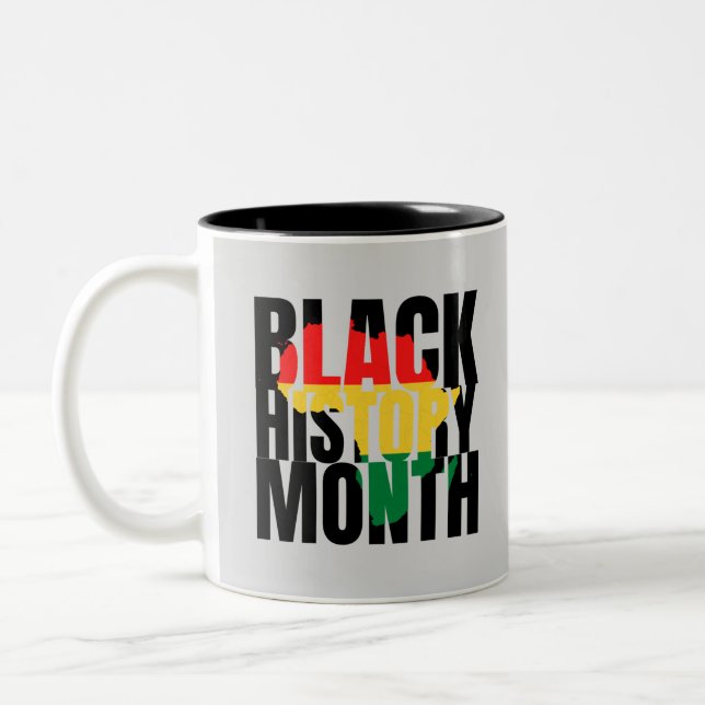 Tasse 2 Couleurs Mois de l'histoire des Noirs (Gauche)