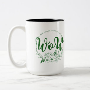 Tasse 2 Couleurs MOM à l'envers sort WOW !
