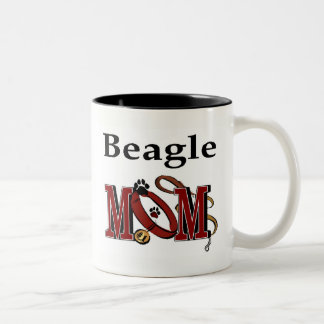 Tasse 2 Couleurs MOM chien beagle