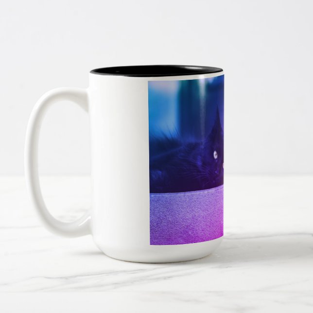 Tasse 2 Couleurs Moments cosy Chat & Chien (Gauche)