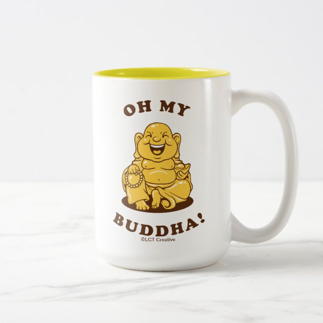Tasse 2 Couleurs Mon Bouddha (Droit)