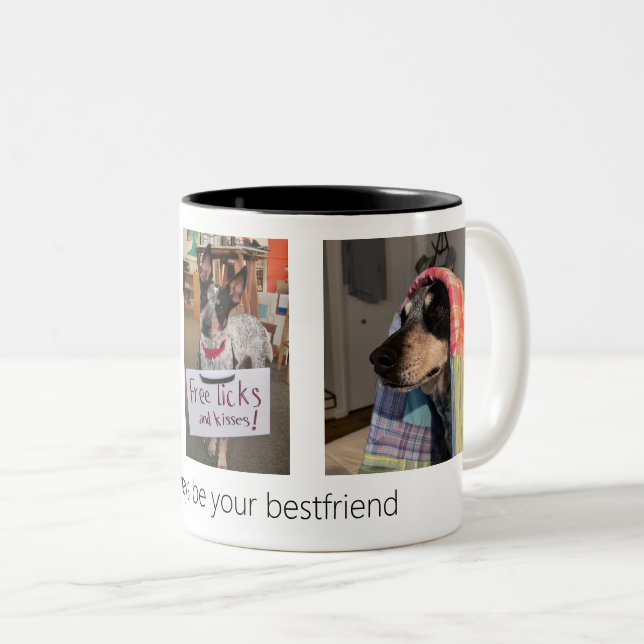 Tasse 2 Couleurs Mon Chien (Devant droit)