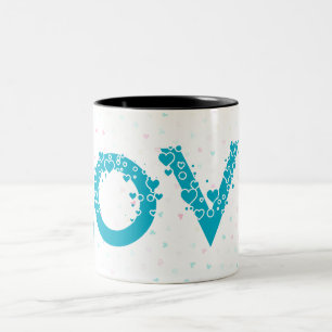 Tasse 2 Couleurs Mon coeur est, et sera toujours, le tien.