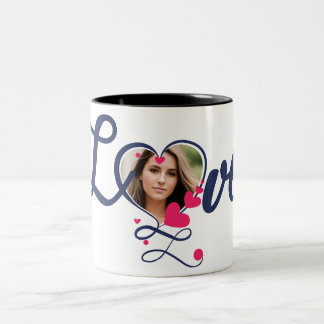Tasse 2 Couleurs Mon cœur est, et sera toujours, le vôtre.