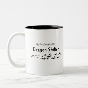 Tasse 2 Couleurs Mon copain de livre est un dragon Shifter