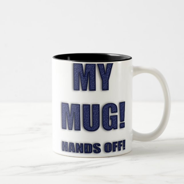 TASSE 2 COULEURS MON GROS ! LES MAINS EN LIGNE ! (Droit)