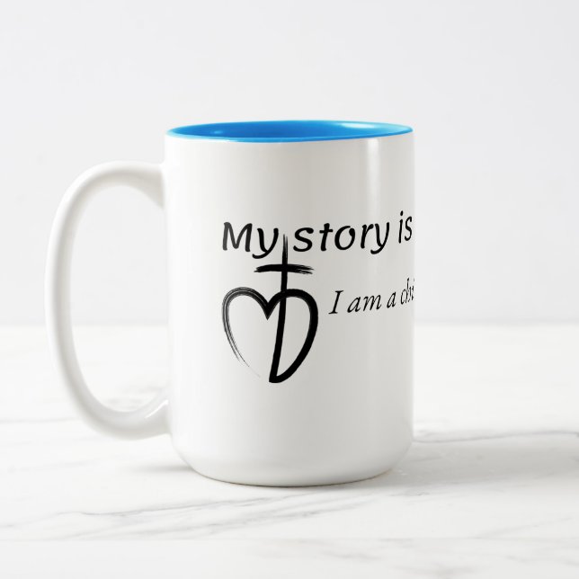 Tasse 2 Couleurs Mon histoire est simple (Gauche)