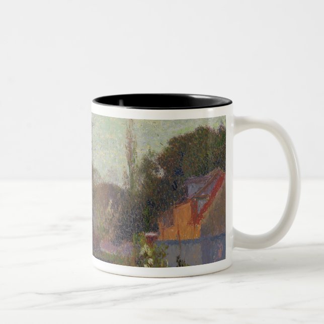 Tasse 2 Couleurs Mon jardin au printemps (Droit)