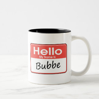 Tasse 2 Couleurs Mon nom est Bubbe