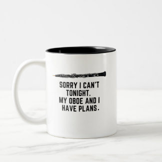 Tasse 2 Couleurs Mon Oboe Et Moi Avons Des Plans Drôle Citation Du