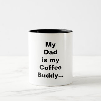 Tasse 2 Couleurs Mon papa est mon ami de café