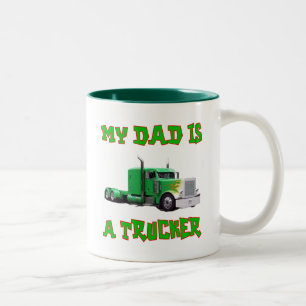 Tasse 2 Couleurs Mon papa est un camionneur