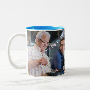Tasse 2 Couleurs Mon père, mon Ancre