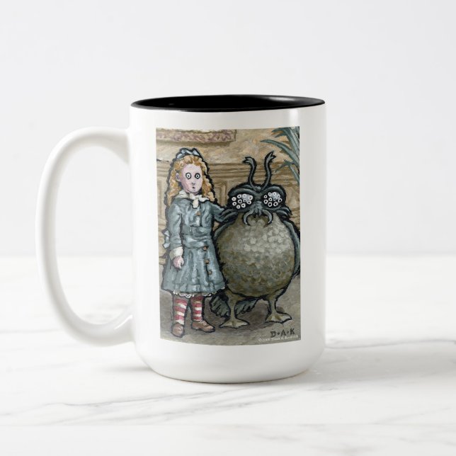 Tasse 2 Couleurs Mon Premier Animal #5 - Surreal Odd Goth Creator (Gauche)