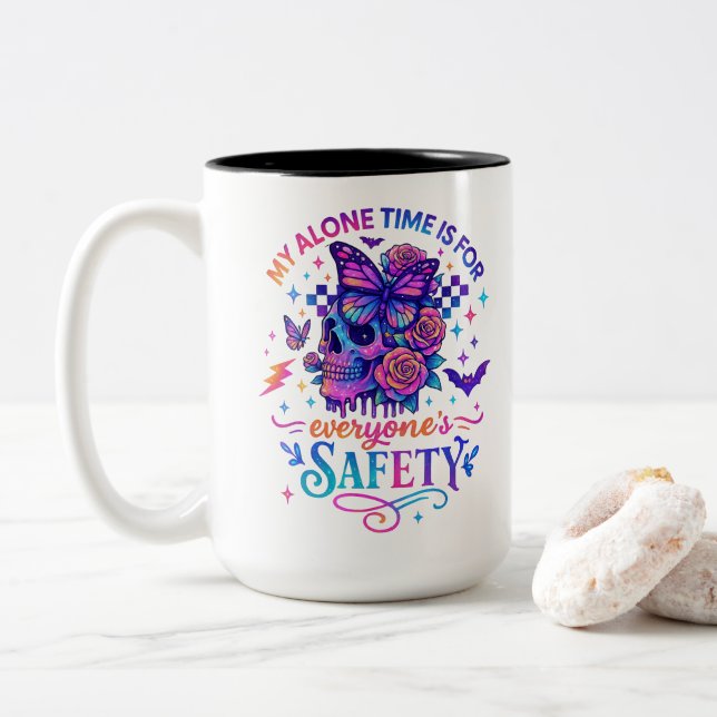 Tasse 2 Couleurs Mon seul temps... (Avec donut)