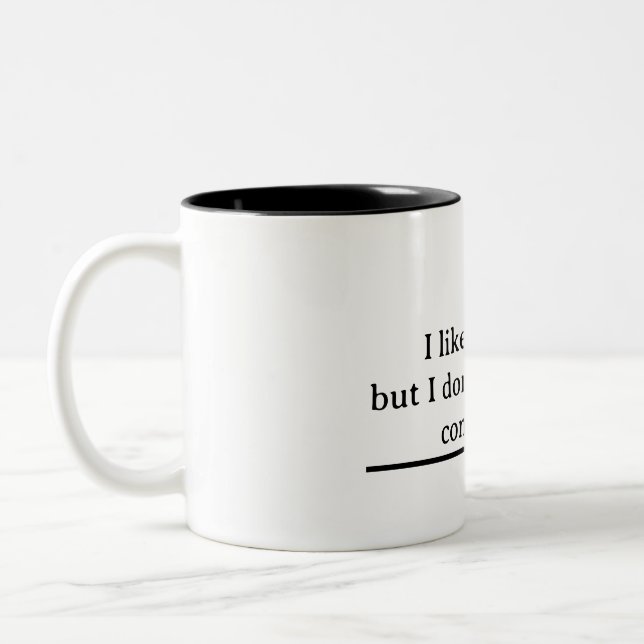 Tasse 2 Couleurs Mon véritable moi (Gauche)