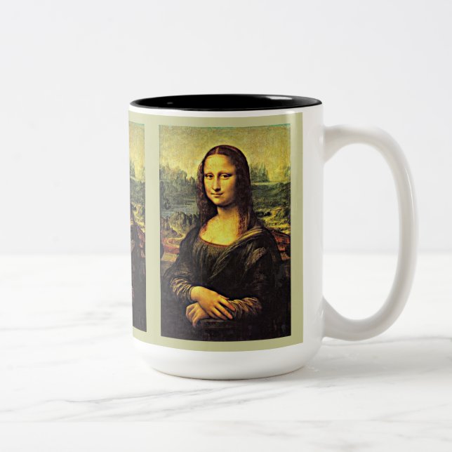 Tasse 2 Couleurs Mona LIsa (1) (Droit)