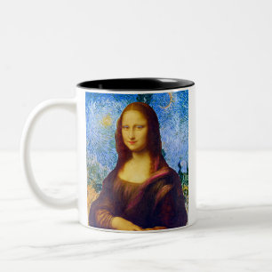Tasse 2 Couleurs Mona Lisa et Van Gogh