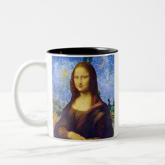 Tasse 2 Couleurs Mona Lisa et Van Gogh (Gauche)