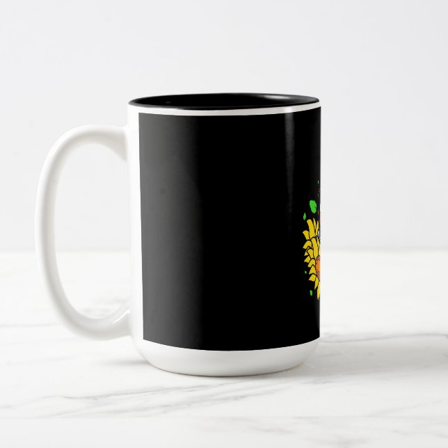 Tasse 2 Couleurs Monarque Butterflies (Gauche)