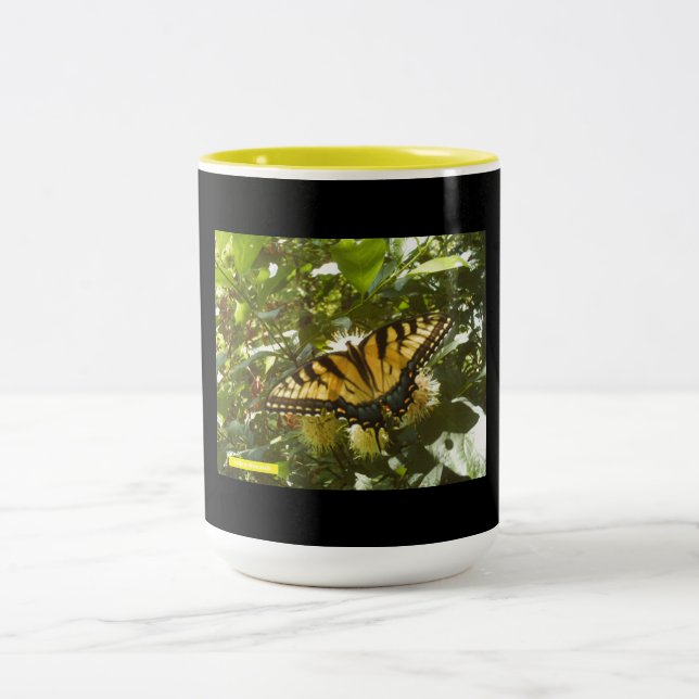 Tasse 2 Couleurs Monarque jaune vibre (Centre)