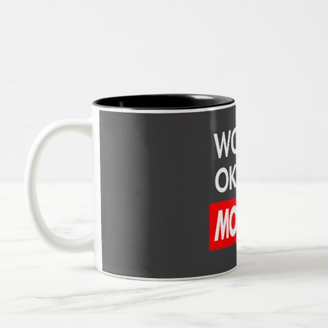 Tasse 2 Couleurs Mondes les plus bon argent (Gauche)