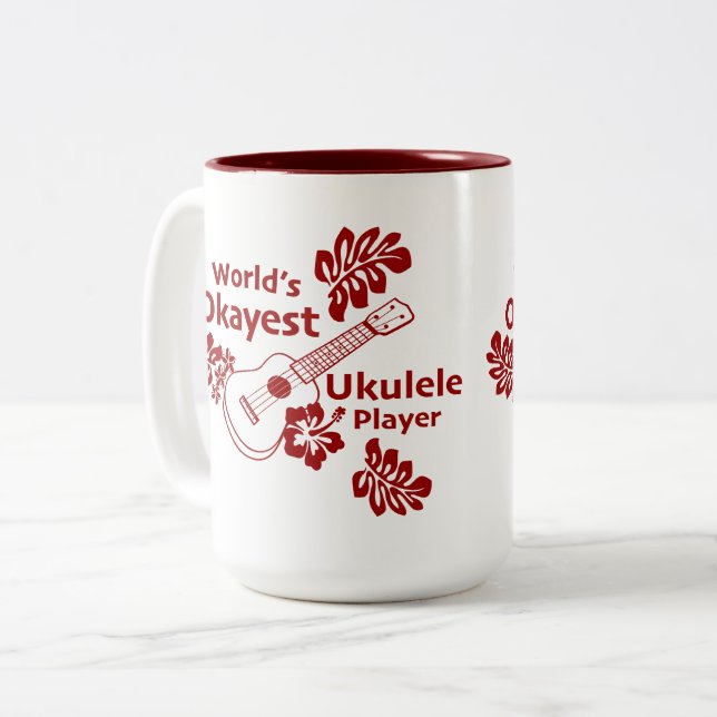 Tasse 2 Couleurs Mondialement Moyennement - Rust (Devant gauche)